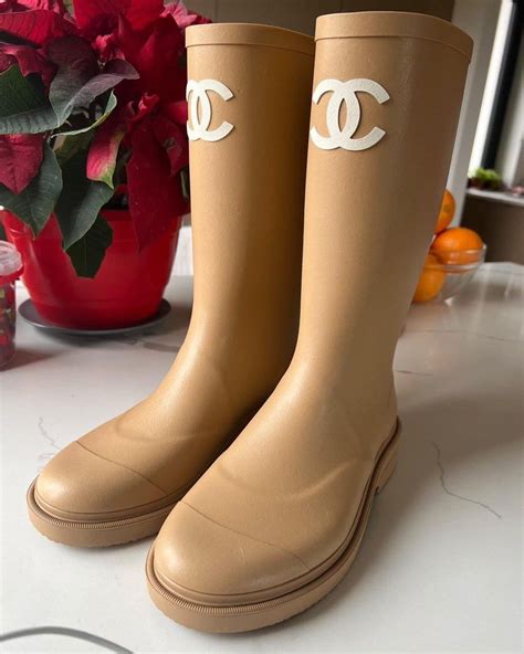 chanel snow boots 2018|Chanel rain boots for women.